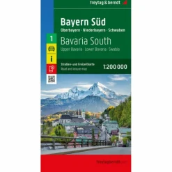 BAYERN SÜD, STRAßEN- UND FREIZEITKARTE 1:200.000 - Straßenkarte Straßenkarten|Straßenkarten