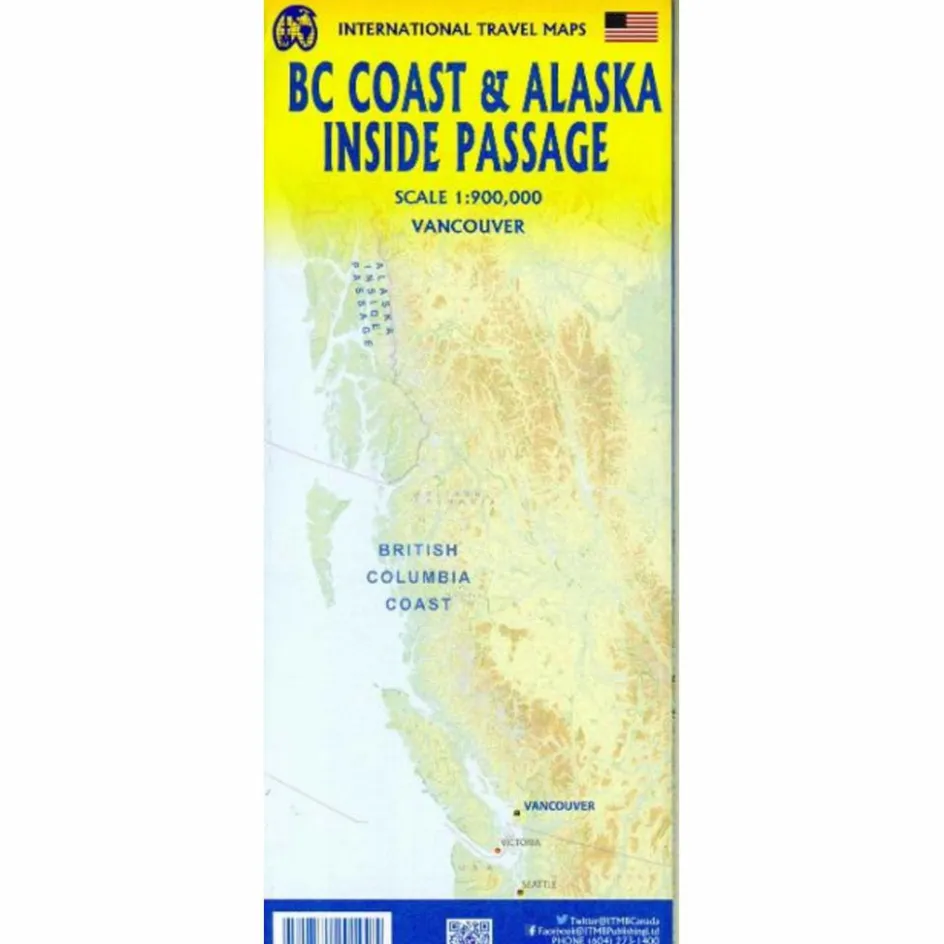 BC COAST & ALASKA PASSAGE - Straßenkarte Straßenkarten|Straßenkarten