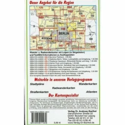 Fahrradkarten|Wanderkarten Und Winterkarten^BERLIN UND UMGEBUNG - Wanderkarte