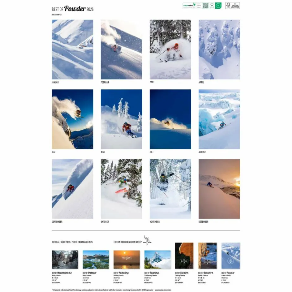 Kalender^BEST OF POWDER 2026 - Kalender