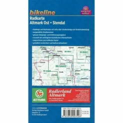 Fahrradkarten|Fahrradkarten^BIKELINE RADKARTE ALTMARK OST STENDAL - Fahrradkarte