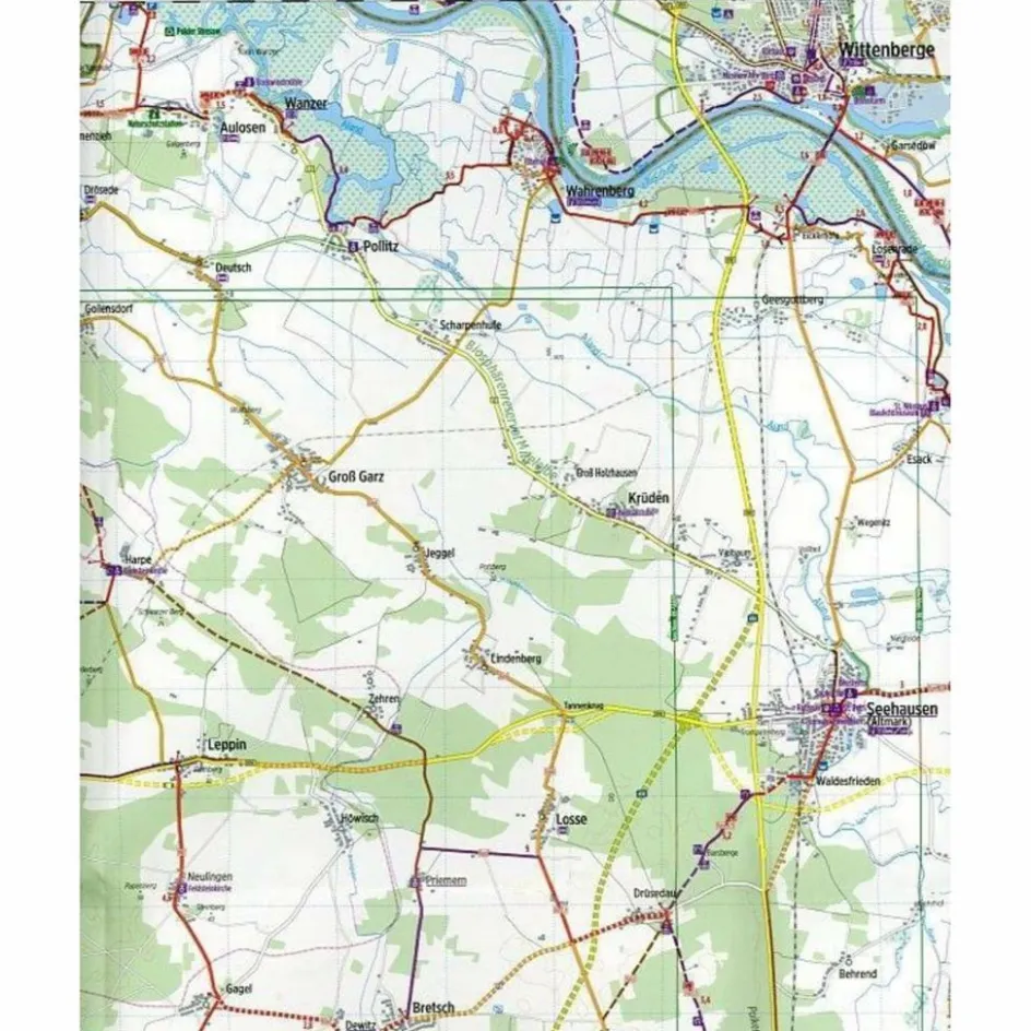 Fahrradkarten|Fahrradkarten^BIKELINE RADKARTE ALTMARK OST STENDAL - Fahrradkarte