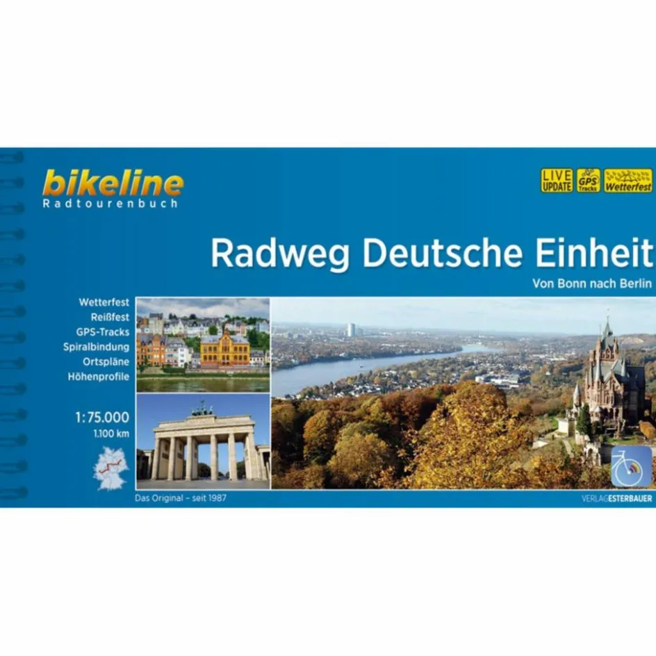 Radwanderführer Und Mountainbikeführer^BIKELINE RADWEG DEUTSCHE EINHEIT - Radwanderführer