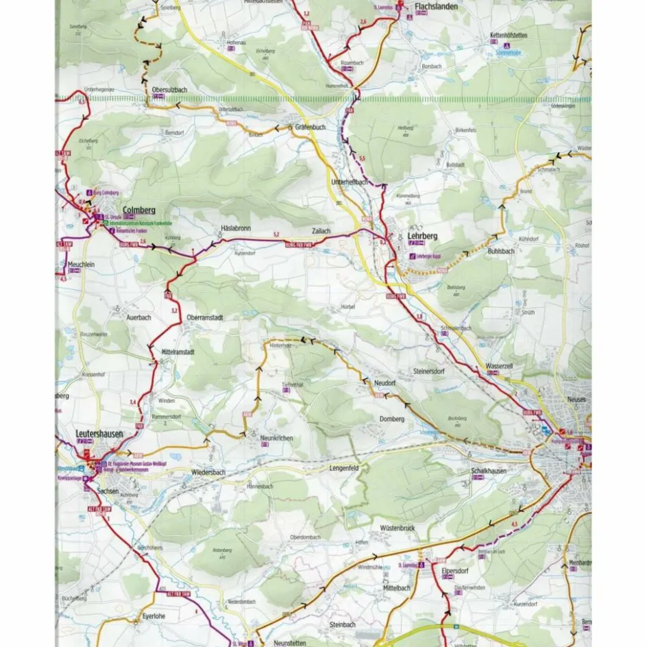 Fahrradkarten|Fahrradkarten^BIKELINE RK ROMANTISCHES FRANKEN - Fahrradkarte
