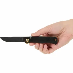 New RUSTICUS MEDIUM ALL BLACK - Taschenmesser Klappmesser