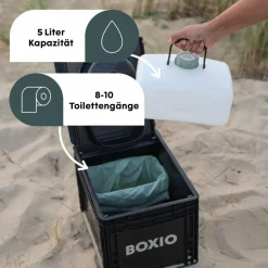 BOXIO Hygiene Und Körperpflege^TOILET PLUS - Campingtoilette