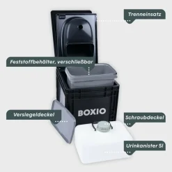 BOXIO Hygiene Und Körperpflege^TOILET PLUS - Campingtoilette