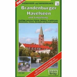 Fahrradkarten|Wanderkarten Und Winterkarten^BRANDENBURGER HAVELSEEN UND UMGEBUNG - Wanderkarte