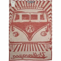 BRISA Handtücher|Hygiene Und Körperpflege^VW T1 BUS GESCHIRRTUCH 2ER SET – STRAHLEN/VINTAGE ROT & BLAU