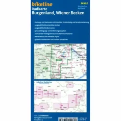 Outlet BURGENLAND - WIENER BECKEN 1:75.000 - Fahrradkarte Fahrradkarten|Fahrradkarten