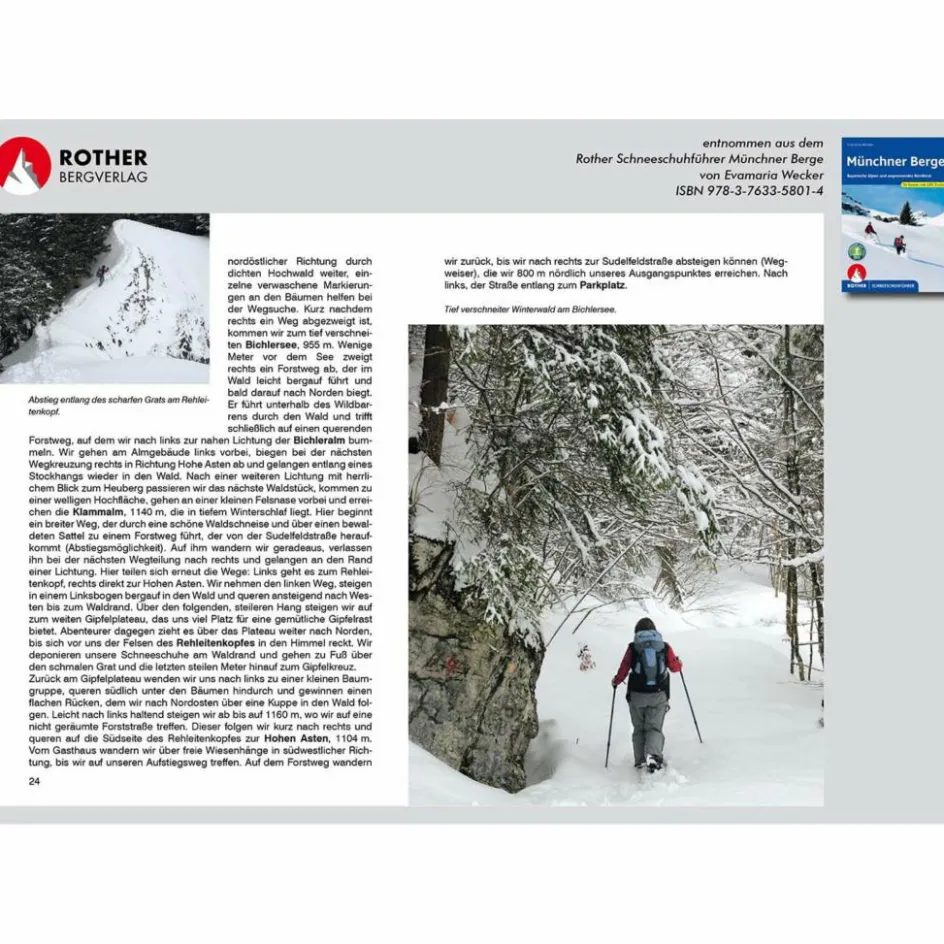 Online BVR MÜNCHNER BERGE SCHNEESCHUH Wintersportführer