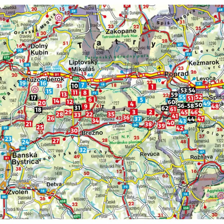 Discount BVR NIEDERE TATRA UND SLOWAKISCHES PARADIES - Wanderführer Wanderführer
