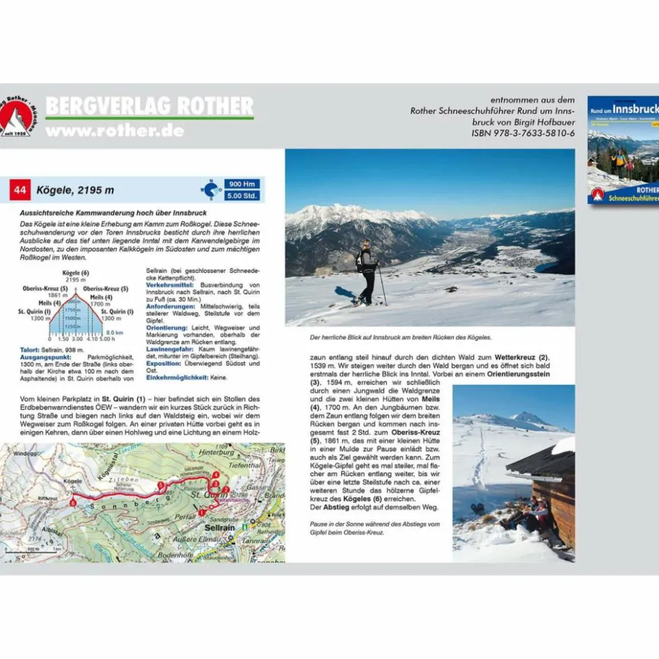 Sale BVR SCHNEESCHUHFÜHRER RUND UM INNSBRUCK Wintersportführer