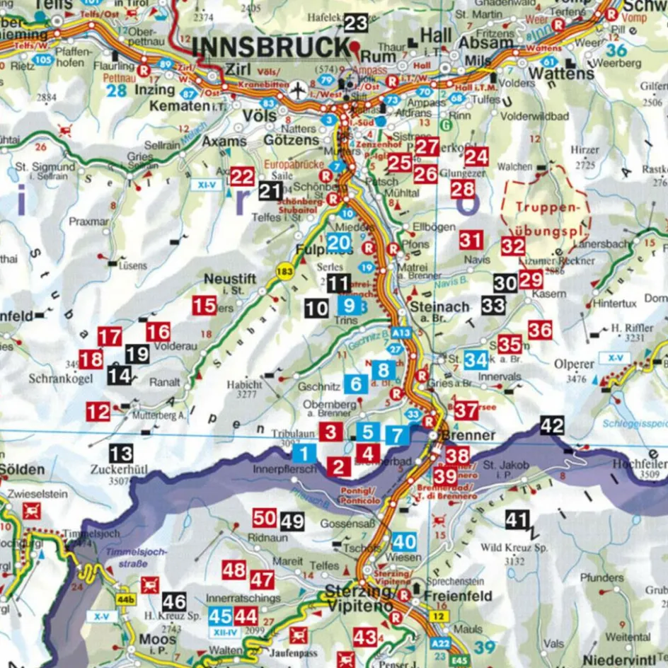 Wintersportführer^BVR SKITOURENFÜHRER BRENNER-REGION