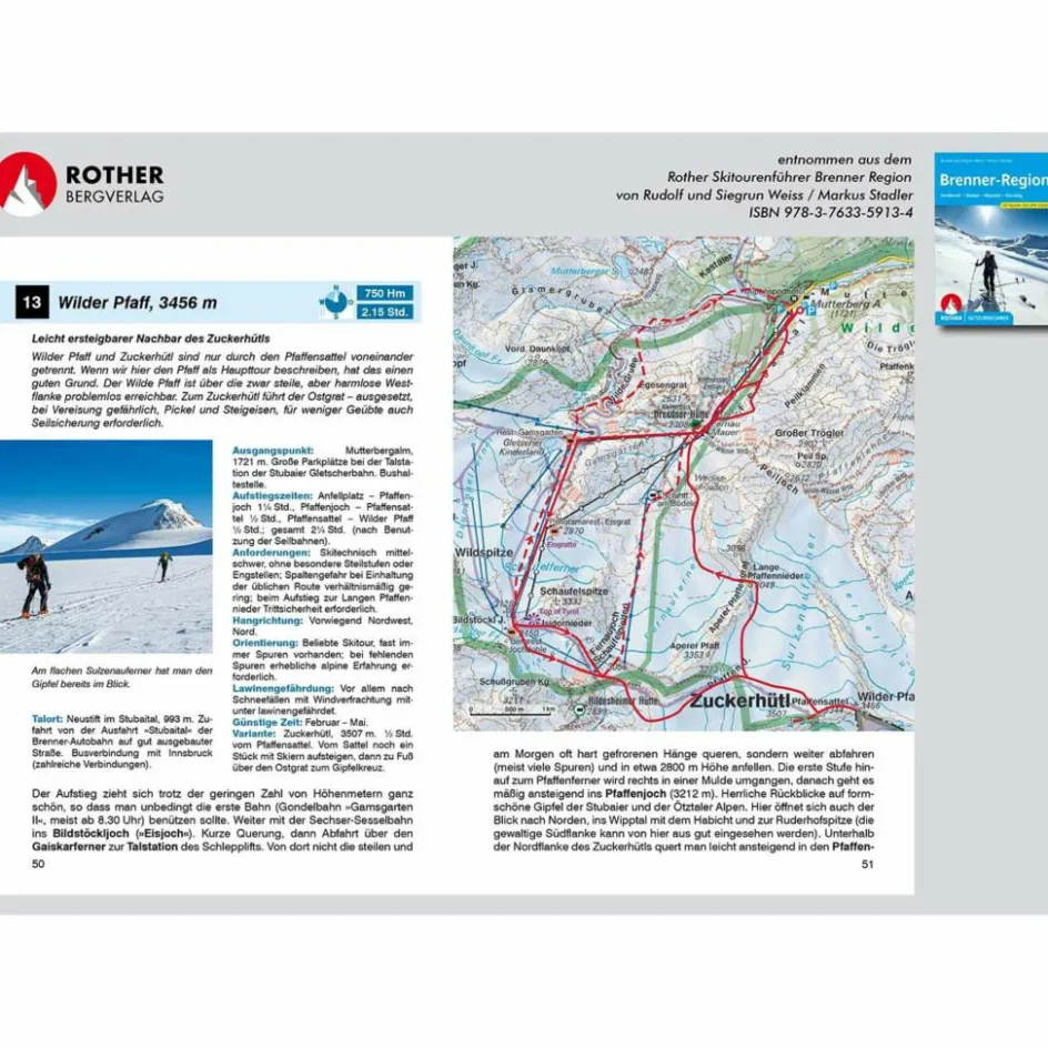 Wintersportführer^BVR SKITOURENFÜHRER BRENNER-REGION