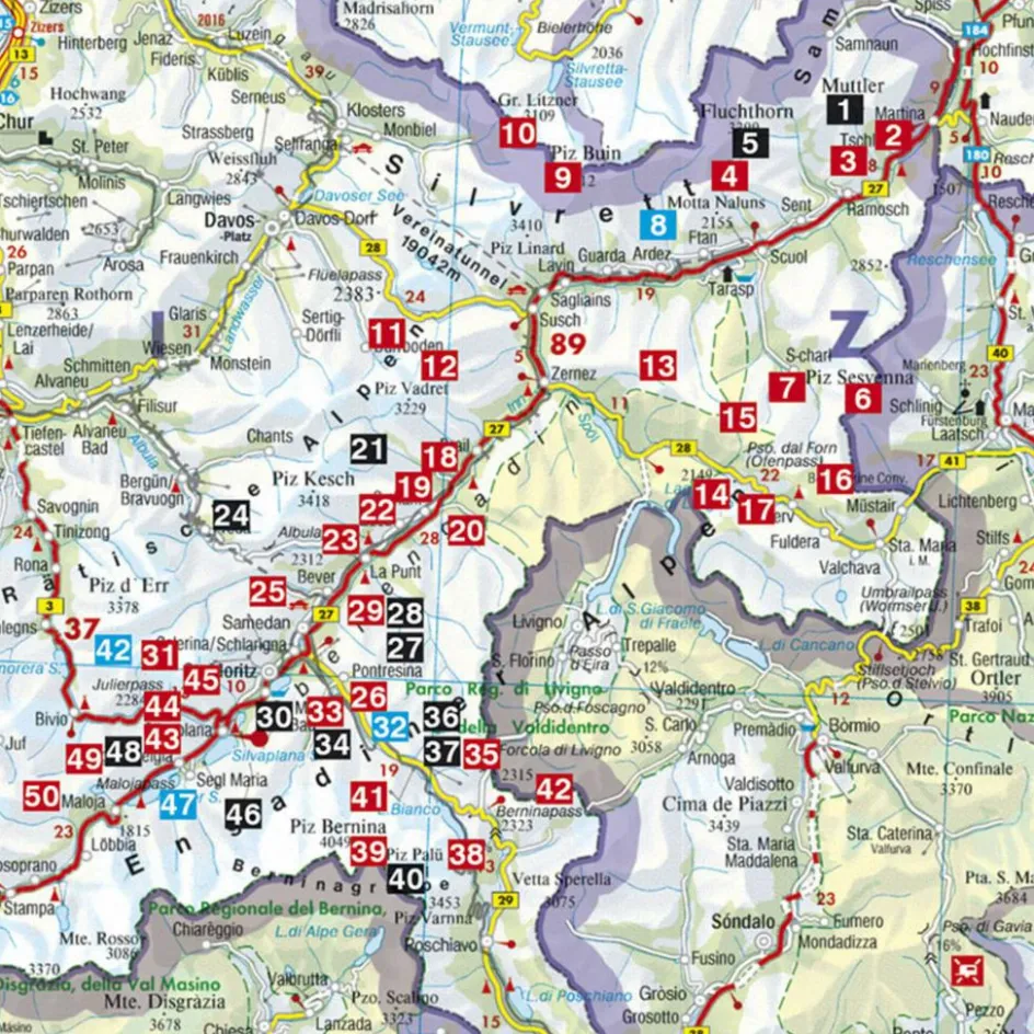 Wintersportführer^BVR SKITOURENFÜHRER ENGADIN