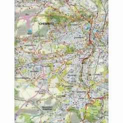 CHEMNITZ UND UMGEBUNG 1 : 35 000. RADWAN - Wanderkarte Fahrradkarten|Wanderkarten Und Winterkarten