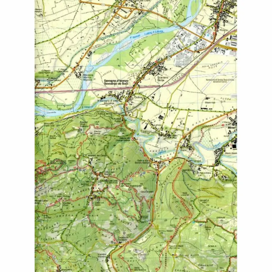 Online COLLIO- BRDA GORIZIA - CARSO ISNTINO 1:25 000 - Wanderkarte Wanderkarten Und Winterkarten|Wanderkarten Und Winterkarten