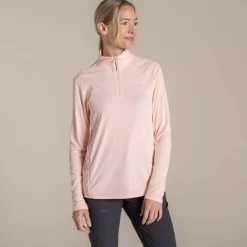 New NOSILIFE SOLARSHIELD+ HALF ZIP TOP Damen - UV-Schutz Bekleidung Damen Shirts Und Tops