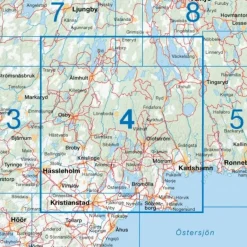 Fahrradkarten|Fahrradkarten^CYKELKARTAN BLAD 4 NORDÖSTRA SKÅNE 1:90000 - Fahrradkarte