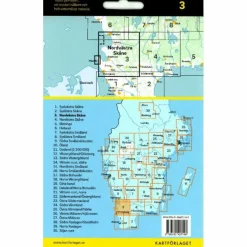 Best CYKELKARTAN BLAD 3 NORDVÄSTRA SKÅNE 1:90000 - Fahrradkarte Fahrradkarten|Fahrradkarten