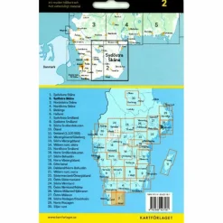Discount CYKELKARTAN BLAD 2 SYDÖSTRA SKÅNE 1:90000 - Fahrradkarte Fahrradkarten|Fahrradkarten