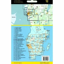 Fahrradkarten|Fahrradkarten^CYKELKARTAN BLAD 12 VÄSTERGÖTLAND/GÖTEBORG 1:90000 - Fahrradkarte