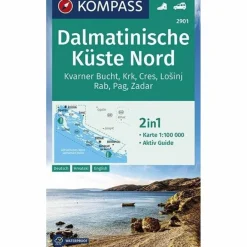 Online DALMATINISCHE KÜSTE NORD 1:100 000 - Straßenkarte Straßenkarten|Straßenkarten