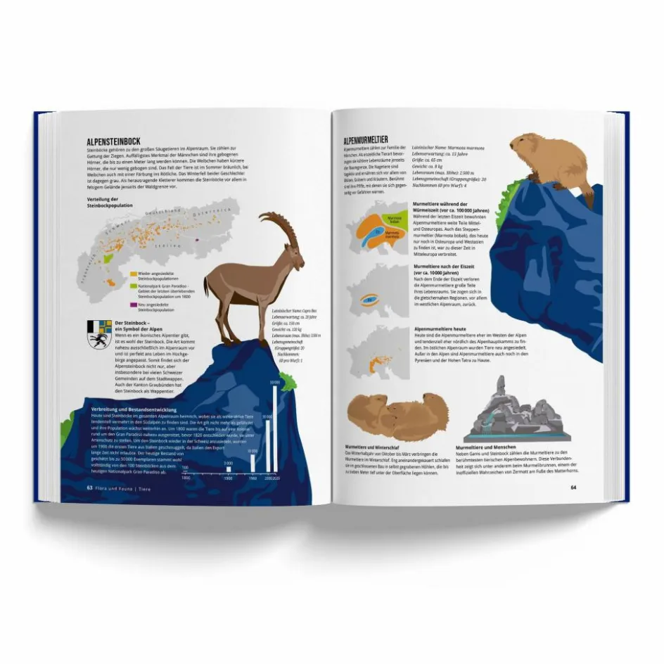 Outdoor-Sachbücher Und Naturwissen^DAS ALPENBUCH - Sachbuch