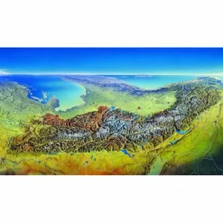 Wandkarten Und Poster^DAS GROßE BERANN-ALPENPANORAMA - Poster