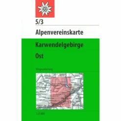 Wanderkarten Und Winterkarten|Wanderkarten Und Winterkarten^DAV 5/3 KARWENDELGEBIRGE OST 1:25T - Wanderkarte