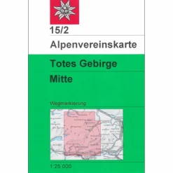 New DAV 15/2 TOTES GEBIRGE MITTE 1:25T - Wanderkarte Wanderkarten Und Winterkarten|Wanderkarten Und Winterkarten