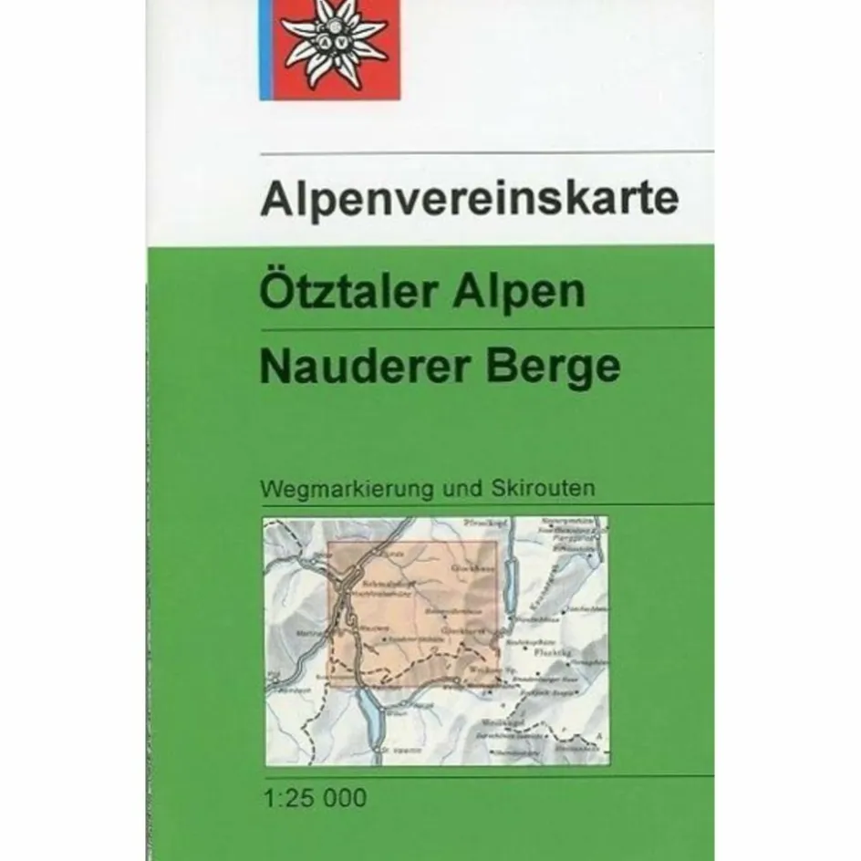 Winterkarten|Wanderkarten Und Winterkarten^DAV 30/4 ÖTZTALER ALPEN 1:25T - Wanderkarte