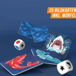Kinder Denkriesen Kinderreisespiele Und Spielzeug^- HAIFISCHEN - 'EIN SPIEL MIT BISS' - Reisespiel