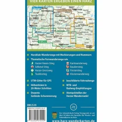Fahrradkarten|Fahrradkarten^DER HARZ IN 4 TEILEN. FAHRRAD- UND WANDERKARTE - Fahrradkarte