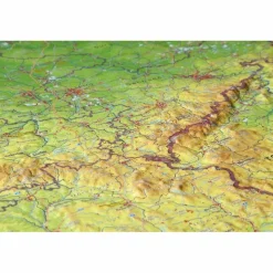 Sale DEUTSCHLAND 1 : 1 200 000 MIT ALUMINIUM - Wand Karte Wandkarten Und Poster