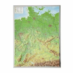 Best DEUTSCHLAND KLEIN 1 : 2 400 000 - Karte Wandkarten Und Poster