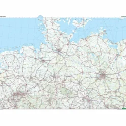 Hot DEUTSCHLAND, RAIL TRAVEL MAP 1:500.000, FREYTAG & BERNDT - Karte Straßenkarten|Straßenkarten