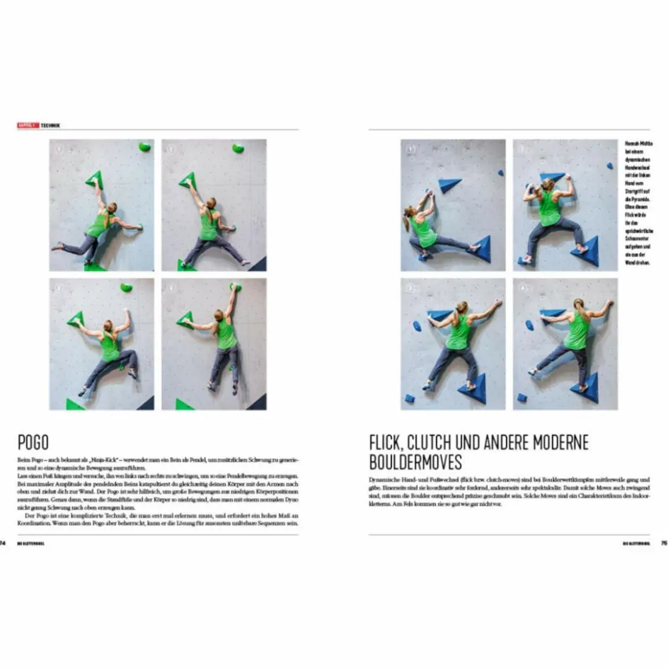 Outlet DIE KLETTERBIBEL - Ratgeber Sportklettern: Kletterführer, Training Und Techniken