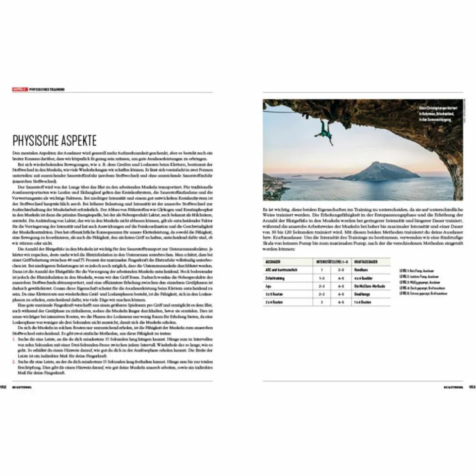 Outlet DIE KLETTERBIBEL - Ratgeber Sportklettern: Kletterführer, Training Und Techniken