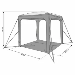 Dometic Strandmuscheln^HUB 2 REDUX - Pavillon