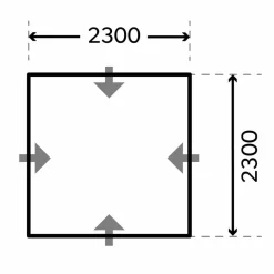 Dometic Strandmuscheln^HUB 2 REDUX - Pavillon
