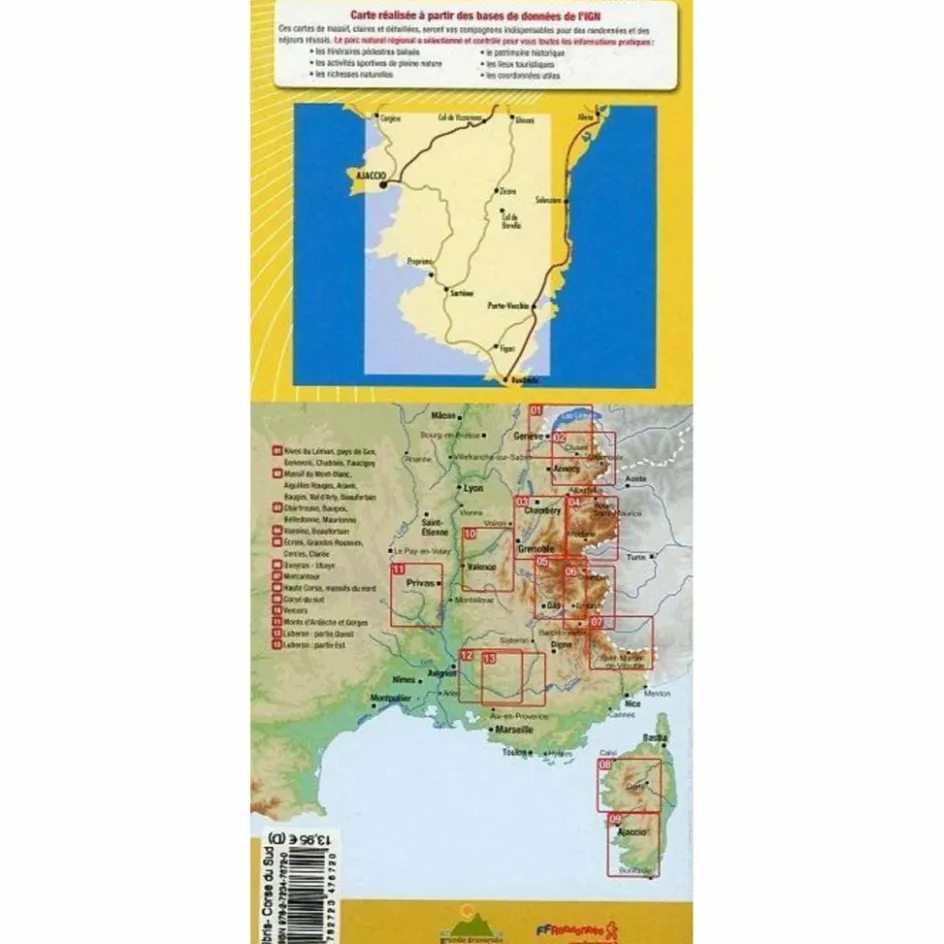 Wanderkarten Und Winterkarten|Wanderkarten Und Winterkarten^ED. LIBRIS 09 CORSE DU SUD 1:60.000