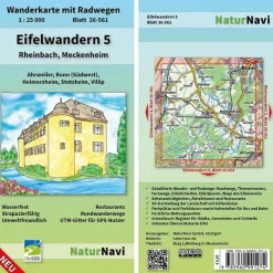 Wanderkarten Und Winterkarten|Wanderkarten Und Winterkarten^EIFELWANDERN 5 - RHEINBACH, MECKENHEIM 1 : 25 000 - Wanderkarte