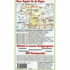 New EISENACH UND UMGEBUNG 1 : 35 000 - Wanderkarte Fahrradkarten|Wanderkarten Und Winterkarten