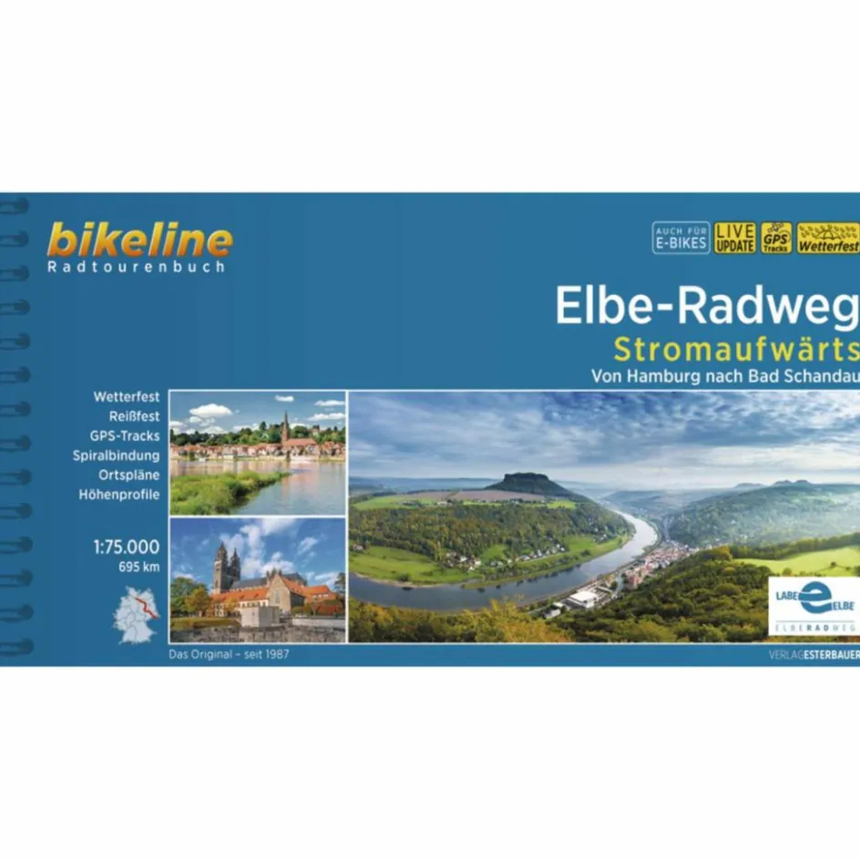 Online ELBE-RADWEG STROMAUFWÄRTS - Radwanderführer Radwanderführer Und Mountainbikeführer