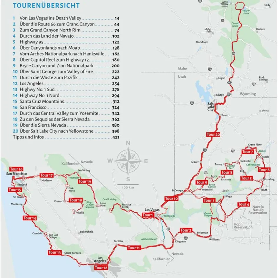 Wohnmobilreiseführer^ENTDECKERTOUREN MIT DEM WOHNMOBIL USA - Reiseführer