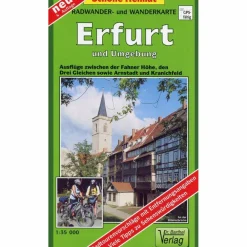 Clearance ERFURT UND UMGEBUNG 1 : 35 000 - Wanderkarte Fahrradkarten|Wanderkarten Und Winterkarten