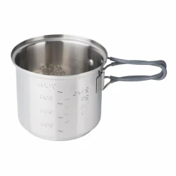 Hot SPIRITUS-KOCHSET, 985ML, TOPF AUS EDELSTAHL - Spirituskocher Campingkocher