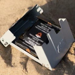 Discount TASCHENKOCHER MIT WINDSCHUTZ INKL. 2X27G TROCKENBRENNSTOFFTA Campingkocher